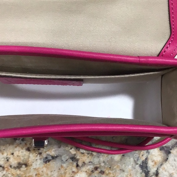 NWOT Coach Legacy Leather Penny Shoulder Crossbody Bag 19914 Fuchsia Hot Pink - Picture 7 of 8